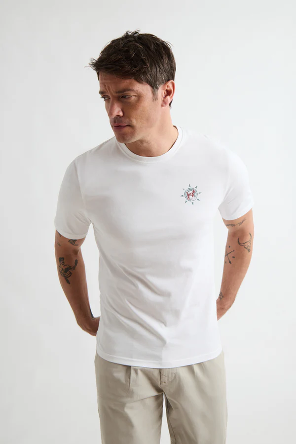 Camiseta Barca Hindica Blanco - Williot