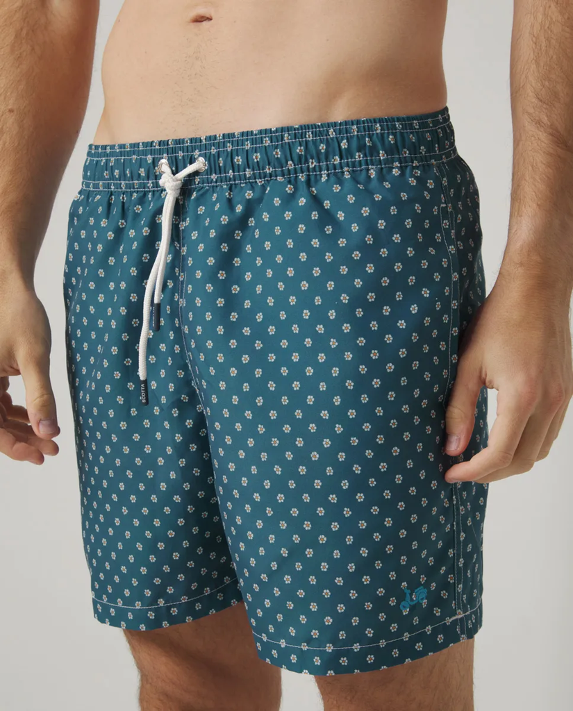 Bañador Flowers Classic Marino - Scotta