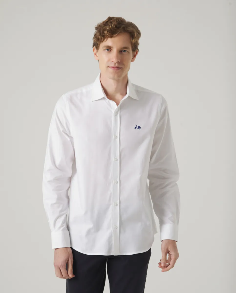 Camisa Oxford Classic Blanco - Scotta