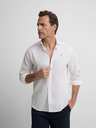 Camisa Sport Lino Blanca - Silbon