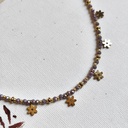 Collar Cadena de Piedras Flores