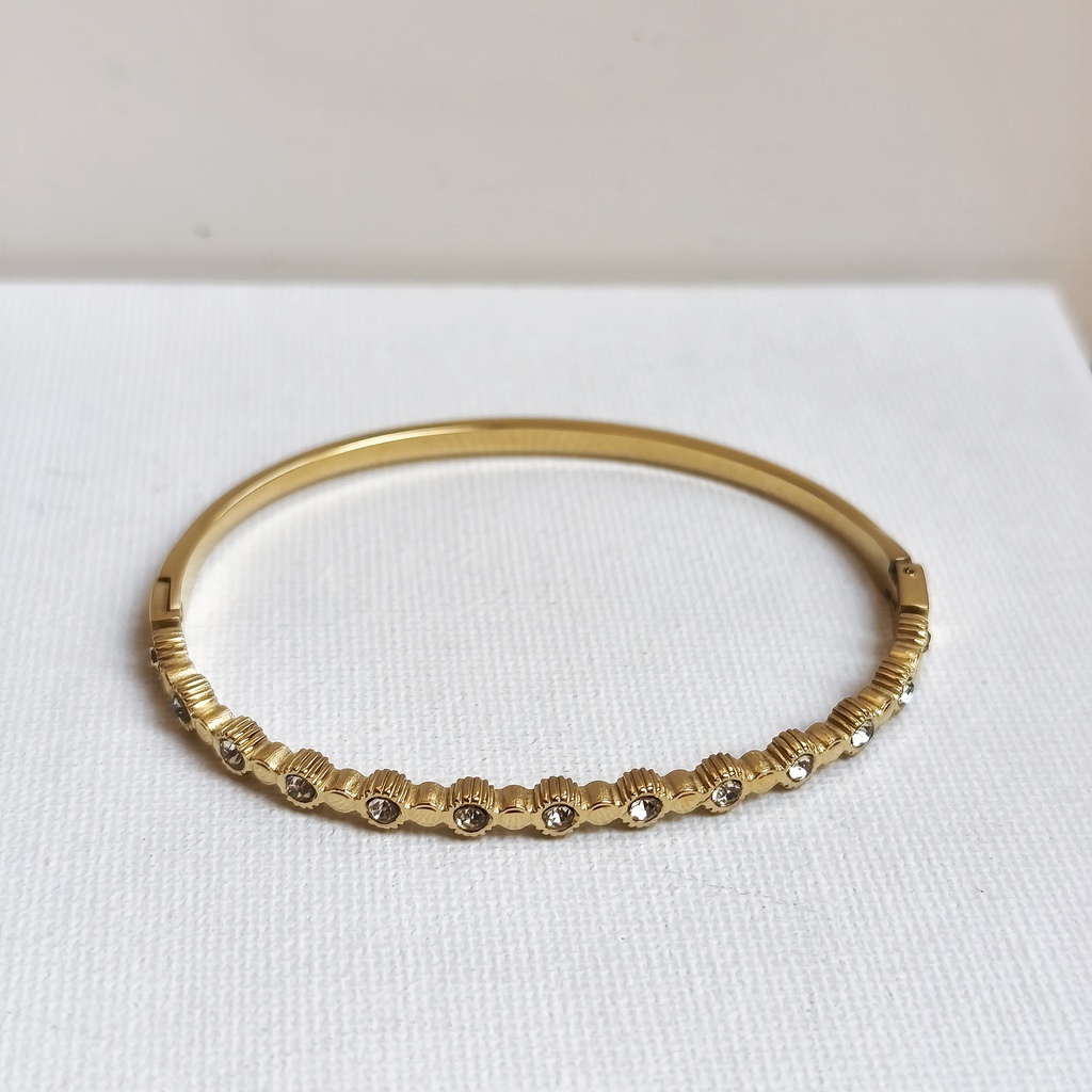 Brazalete Thiny Circon (Dorado)