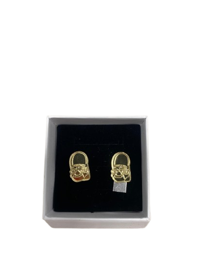 Pendientes Metacrilato Mini Tio de la Porra Dorado