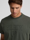 Camiseta Silbon Patch Tono Khaki - Silbon