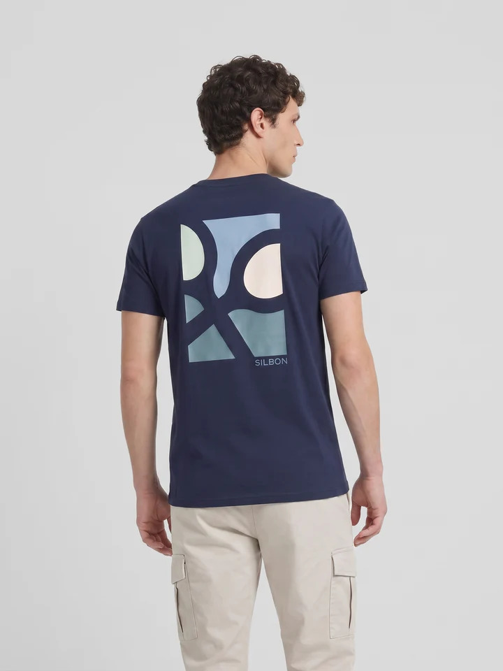 Camiseta poster raquetas azul mario - Silbon