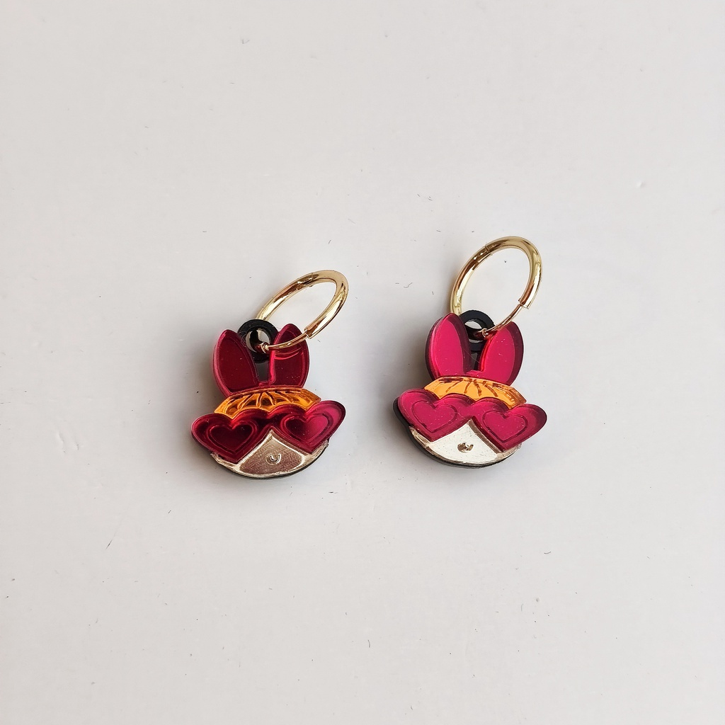 Pendientes Metacrilato Supernenas Petalo