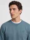 Sudadera Raqueta Relieve Petroleo - Silbon