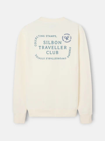 Sudadera Traveller Club Crema - Silbon