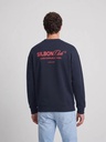 Sudadera Relaxed Fit Silbon Club Azul Marino - Silbon