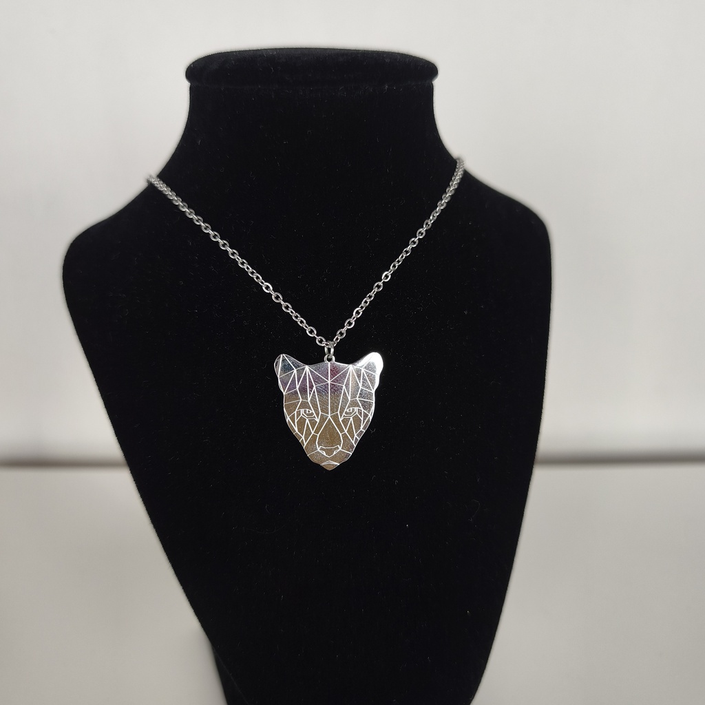 Collar Maxi Pantera (Plateado)