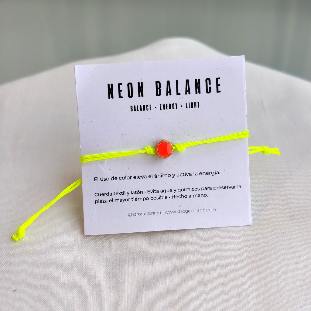 Pulsera Neon Balance Fluor