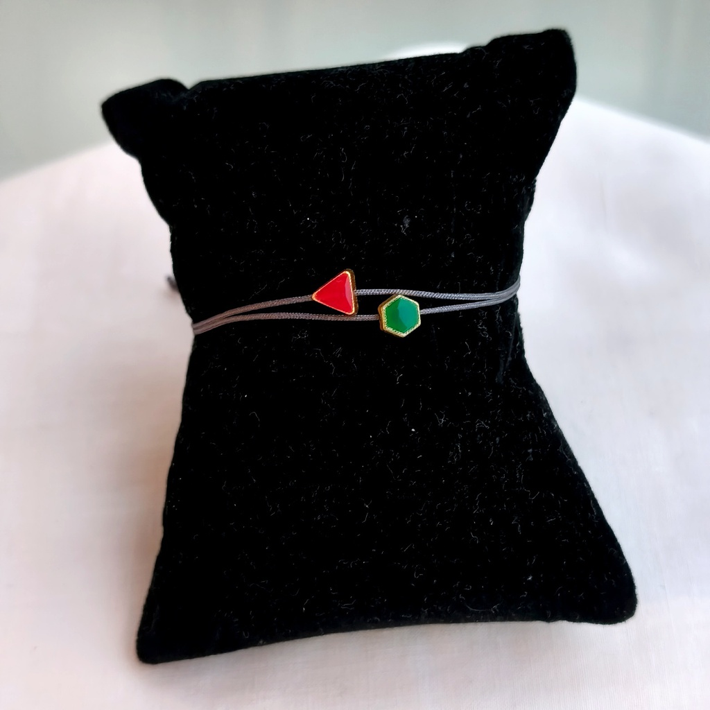 Pulsera Neon Balance Doble Geo