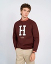 Sudadera Ranglan H Rich Burgundy - Harper &amp; Neyer