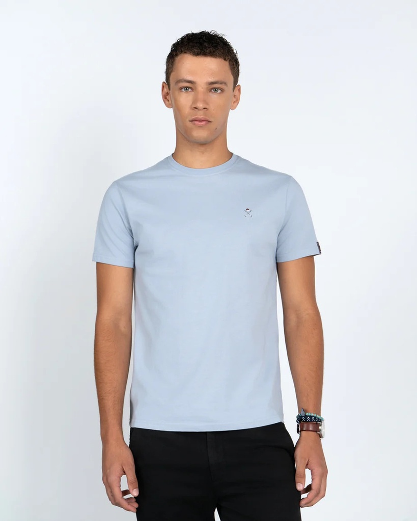 Camiseta Retro Logo Blue Haze - Harper &amp; Neyer