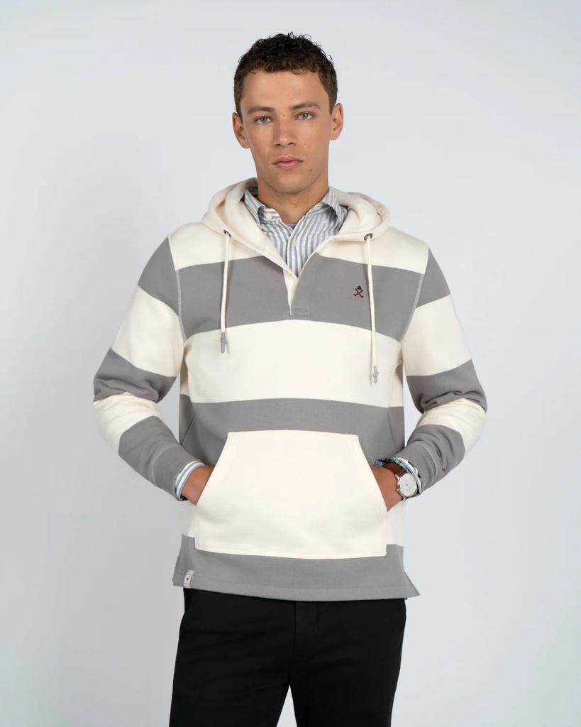 Sudadera Hoodie Ascot Gray Ember - Harper &amp; Neyer