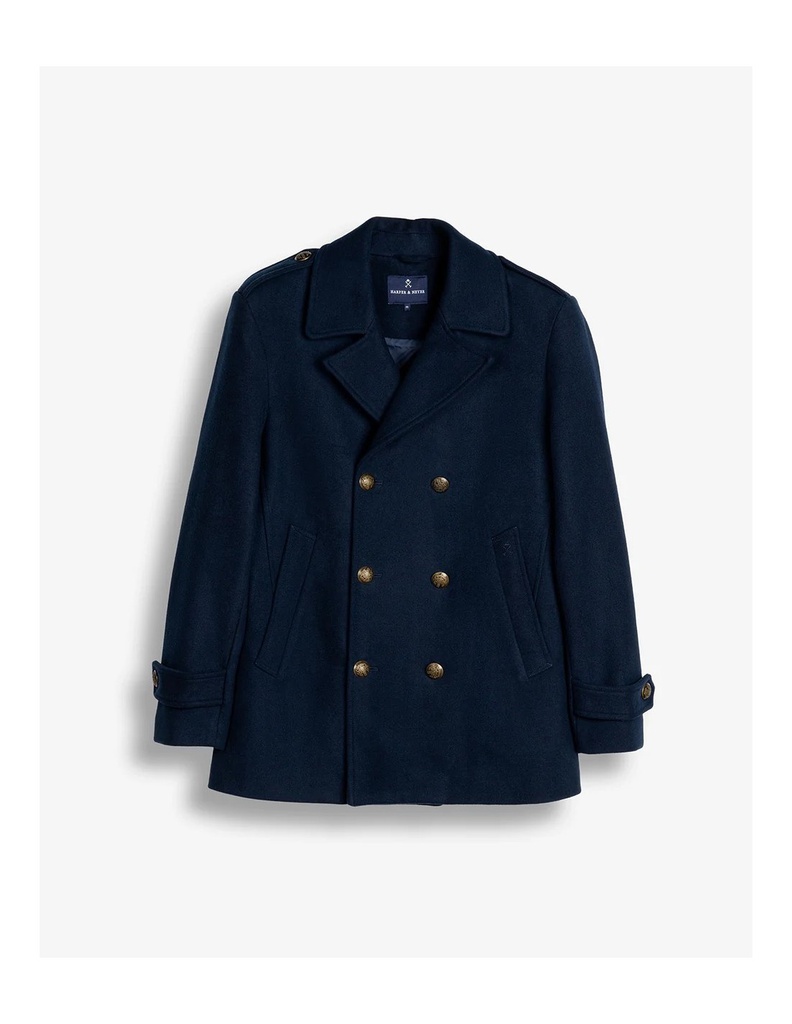 Abrigo Saylor Navy Blue - Harper &amp; Neyer