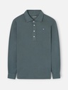Polo Manga Larga Verde Oscuro - Silbon