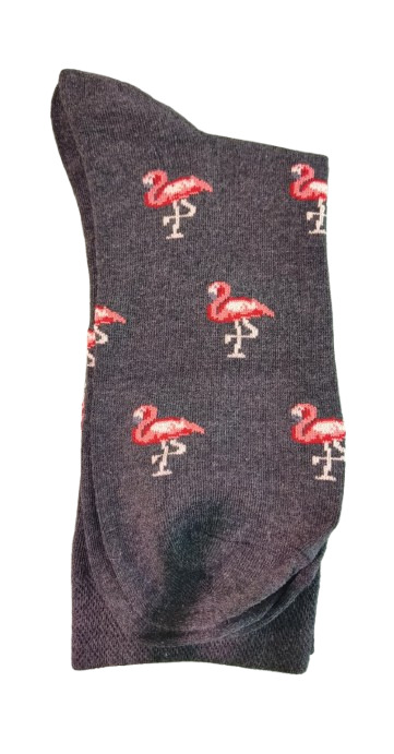 Calcetines Gris Flamencos - Stroget