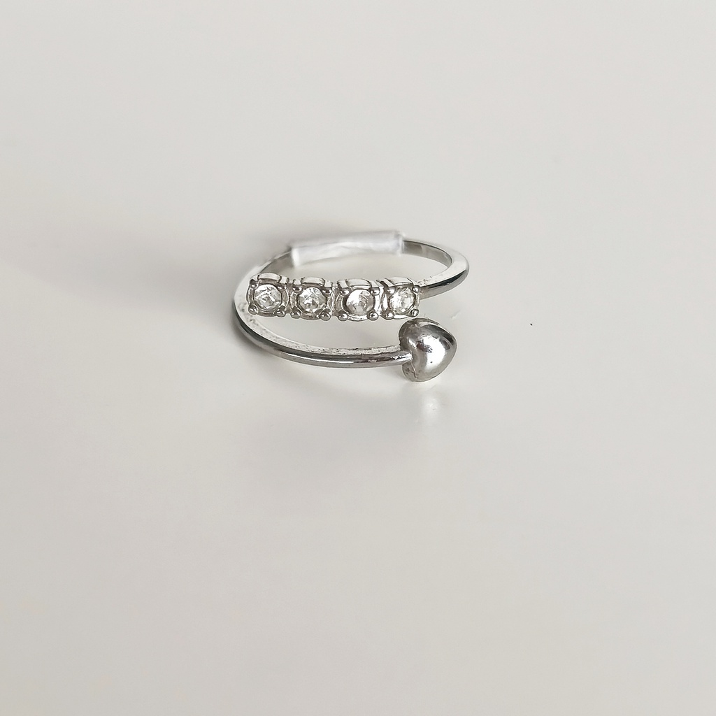 Anillo Shiny Heart (Plateado)