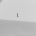 Pendiente Mini Trébol 4 hojas Plateado