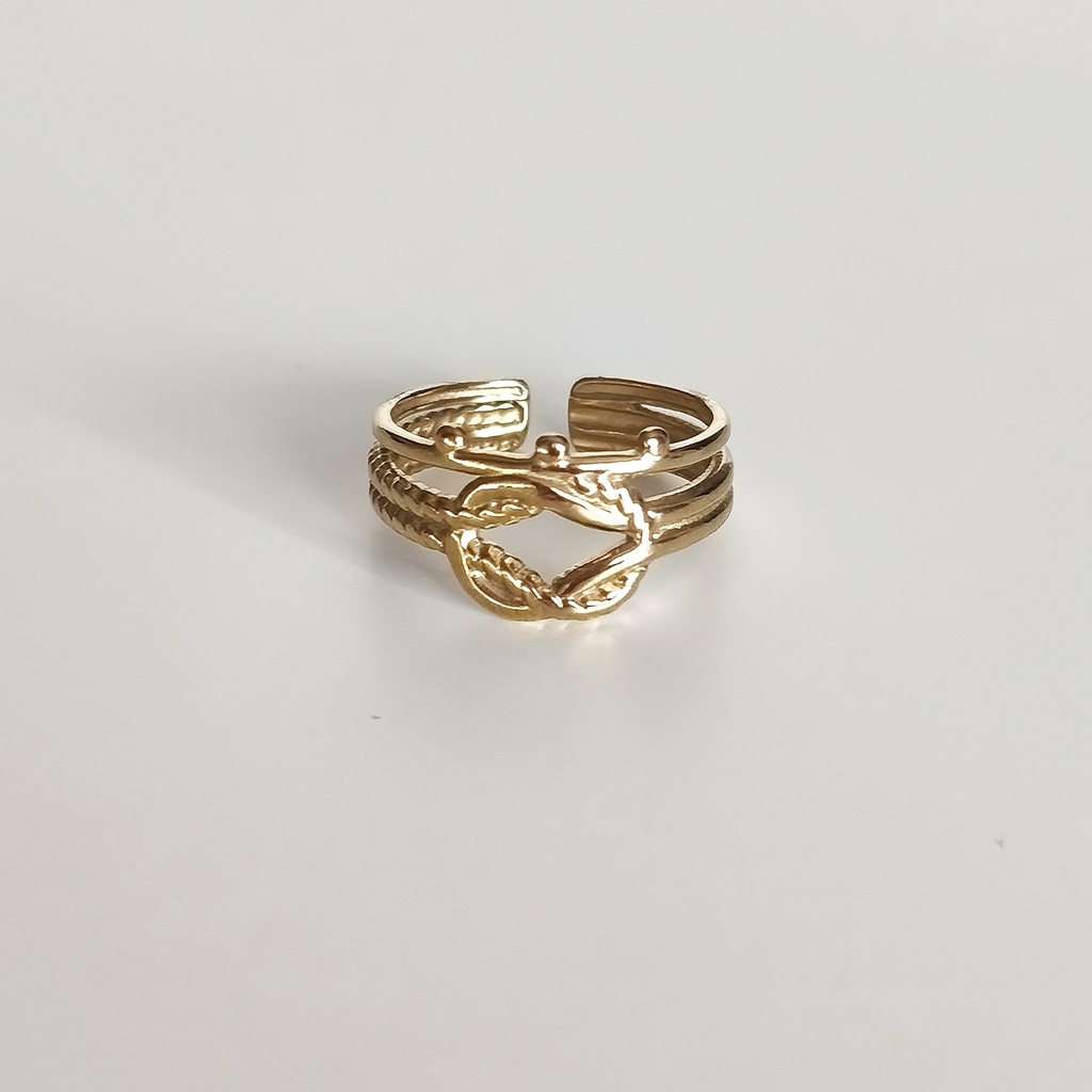 Anillo Nudo Marinero Dorado