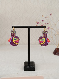 Pendientes Colibrí Aro Metacrilato