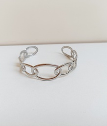 Brazalete Ovals (Plateado)