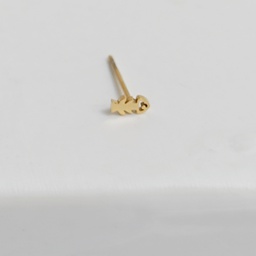 [PI104] Pendiente Mini Raspa Dorado