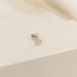 Pendiente Flor Plateado