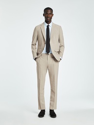 SlhSlim Cedric Structure Sand - Pantalones Beige - Selected Homme