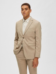 Slhslim Neil Chk Blz Noos - Oatmeal - Selected Homme
