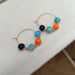 Pendientes Cerámica Ami Multicolor