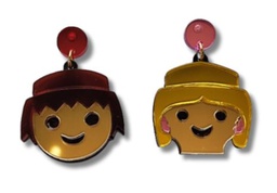 Pendientes Metacrilato Playmobil