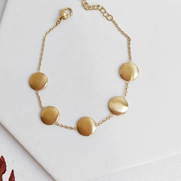 Pulsera Círculos (Dorada)