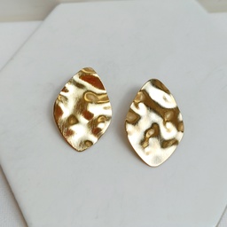 Pendientes Rombo Mate Collection Dorado