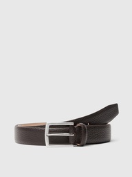 SHLNate - Cinturón Piel Negro - Selected