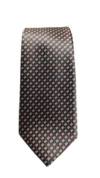 Corbata Verde Con Motivos Rojos Dorados Y Marrones - Stroget