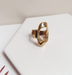 Anillo Ovalado Dorado