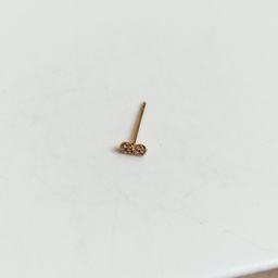 Pendientes Infinito Circonitas Dorado