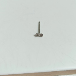 Pendientes Infinito Circonitas Plateado