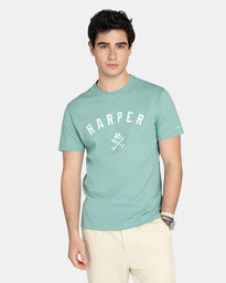 Camiseta New England Garden Green - Harper &amp; Neyer