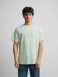Camiseta Silbon Relieve Tono Aguamarina - Silbon