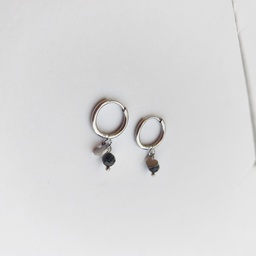 Arito Charm Minicorazón Con Piedra Plateado
