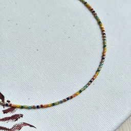 Collar Cadena de Piedras Multicolor