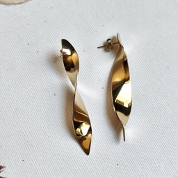 Pendientes Espiral Dorado