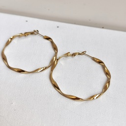 Aros Espiral Dorado