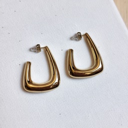 Semi Aro Cuadrado Dorado
