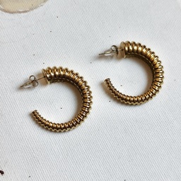 Semi Aro Gusano Dorado