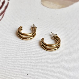 Semi Aro Doble Dorado
