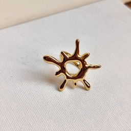 Anillo Grande Sol Dorado